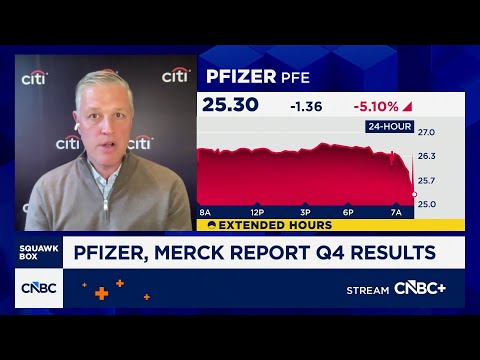 Pfizer, Merk report Q4 results: Citi's Geoff Meacham on key takeaways