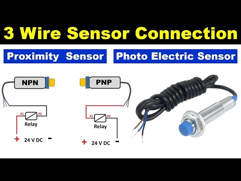 3 Wire PNP & NPN Sensor wiring | Sensor Connection Diagram @TheElectricalGuy