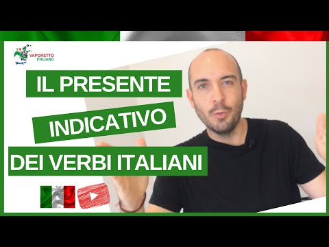 THE PRESENT TENSE OF ITALIAN REGULAR VERBS