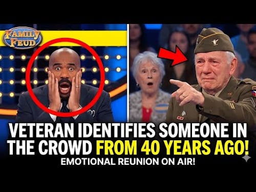 Family Feud STUNNED When Veteran Identifies Someone in the Crowd From 40 Years Ago