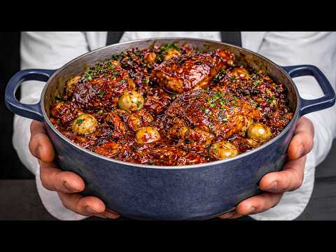 Coq au Vin Done Right (Michelin Technique)
