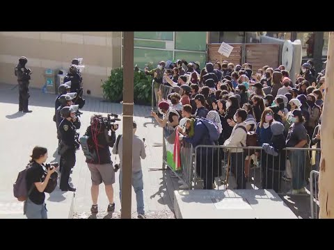 Protests continue on UC San Diego campus after police dismantle encampment, make arrests