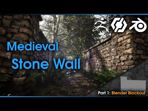Creating a Medieval Stone Wall - Part 1: Blockout in Blender