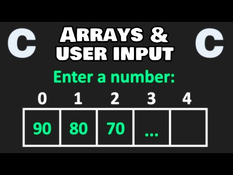 Initialize an array with user input in C ➡️