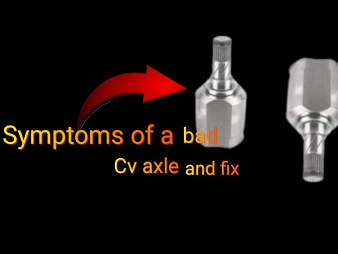 Symptoms of a bad Inner cv joint axle