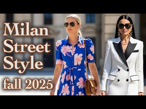 What People Are Wearing in Milan โ September 2025 Street Style & New Fashion Collections