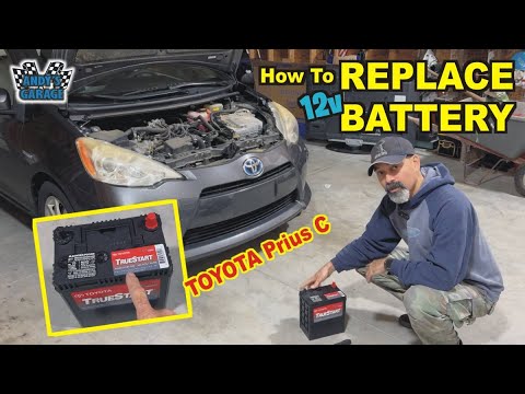 How To Replace 12v Battery - Toyota Prius C (Andy’s Garage: Episode - 521)