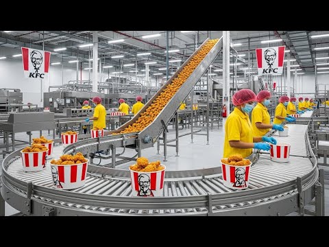 How KFC’s Chicken is Made in Modern Factory (Full Process) Inside the KFC Factory