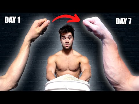 I Tried RICE BUCKET TRAINING Every Day For A Week - Wrist/ Forearm Explosion!