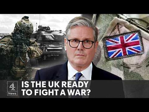 Starmer unveils spending plan to make UK war ready