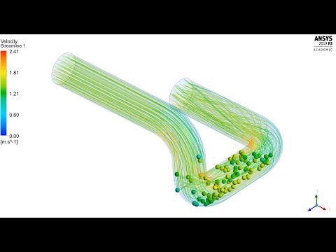 Ansys Fluent: Two Way FSI On A Pipe With Elbows