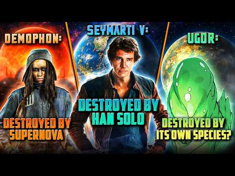 The 100+ Destroyed Planets of the SW Galaxy Explained