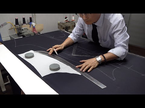 A man who has been making custom suits for 50 years. An amazing Korean master tailor.