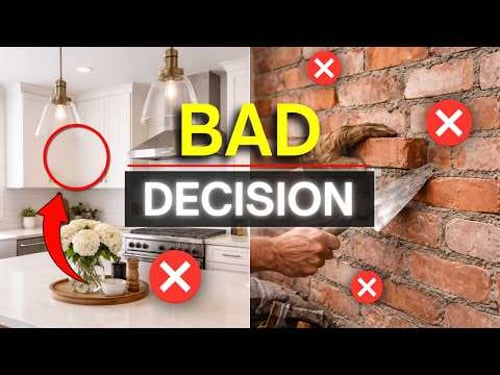 10 Finishes You Should NEVER Use In Your Home