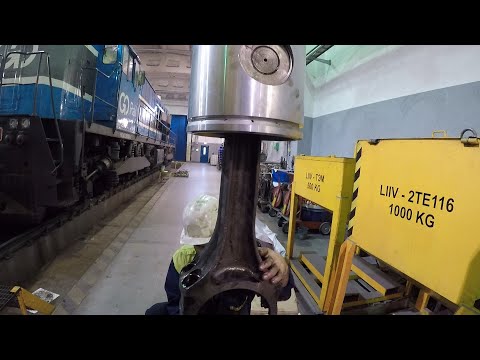 ВПЕРВЫЕ НА КАНАЛЕ! КАК ПОСТАВИТЬ КОЛЬЦА НА ТЕПЛОВОЗНЫЙ ПОРШЕНЬ?