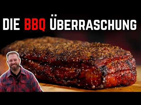 What happens when you grill pork belly like brisket?