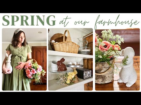 Spring Farmhouse Easter Decor + Slow Cooked Pot Roast In My Country Kitchen