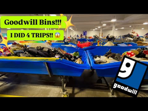 Let’s GO To Goodwill Bins!! Got There At Open!! It Was 💥INTENSE💥! Let’s Thrift The Midwest!