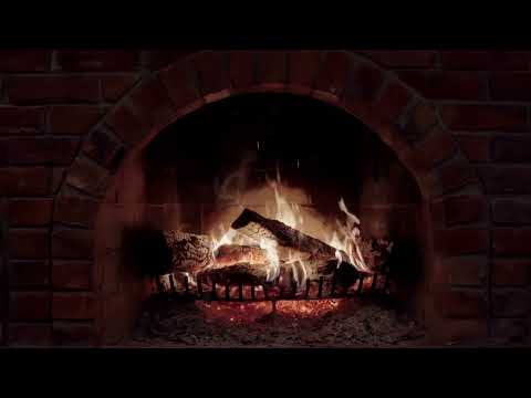 Relaxing 12 Hour Fireplace (No Music) Real Fire Sound