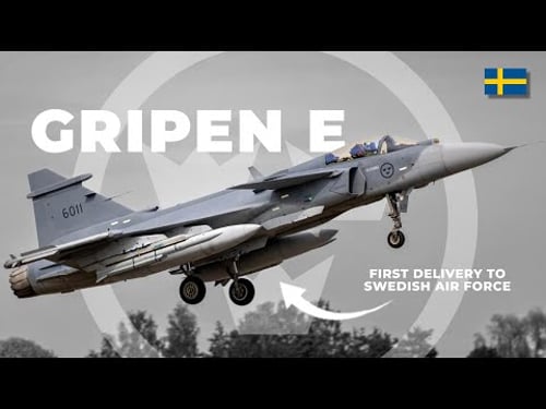 Sweden Gets Its 1st Saab Gripen E Fighter Jet