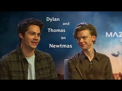 Dylan O’Brien and Thomas Brodie-Sangster on Newtmas