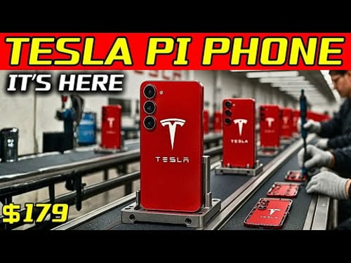 $179 New Tesla Pi Phone 2026: Free Starlink for life, 7-day Al-Ion battery, XOS, titanium body