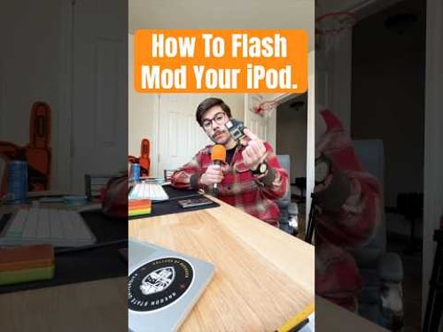 Here’s how you can flash mod your iPod Classic! #ipod #apple #retrotech #ipodclassic #musicplayer