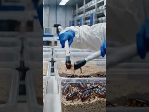 Inside the cockroach milk factory