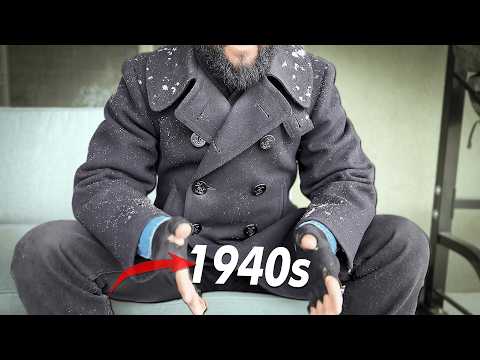 They made MILLIONS of these, but get one before it's TOO LATE (the 1940s WWII US Navy peacoat)