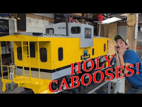 I Built a Caboose for my Backyard Railroad!