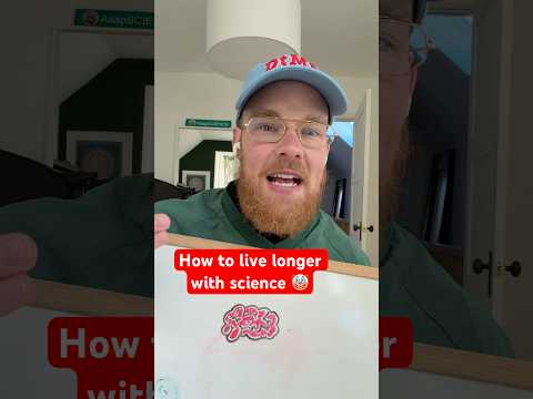 The only thing that makes you live longer (for real tho) #science #sciencefacts