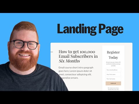 How to create a landing page in Kit for free (Step-by-step guide)