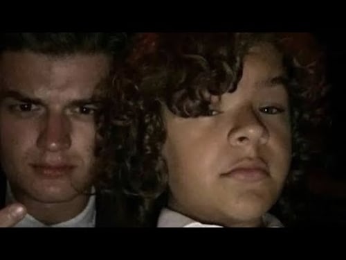 joe and gaten being the most hilarious duo