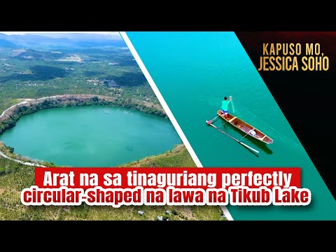 Arat na sa tinaguriang perfectly circular-shaped na lawa na Tikub Lake | Kapuso Mo, Jessica Soho