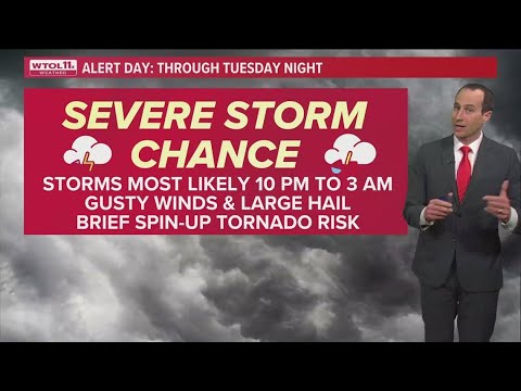 ALERT DAY Tuesday for severe storm risk overnight into Wednesday | WTOL 11 Weather - Feb. 27