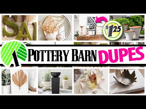 30 Dollar Tree Expensive Brand DUPES (Save $1000)... Pottery Barn DIYs