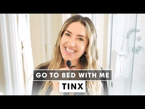 Tinx Reveals Cleanser She Has Been Using For 6 Years | Go To Bed With Me | Harper's BAZAAR