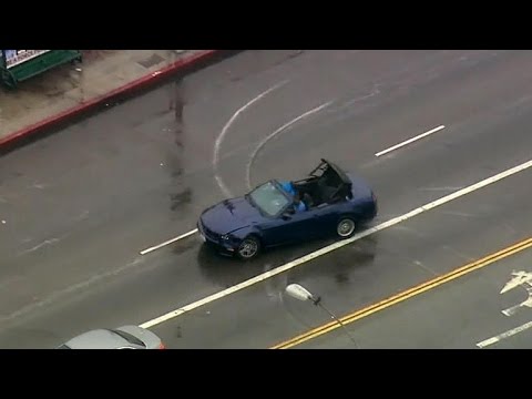 Bizarre Los Angeles car chase gets wilder by the second
