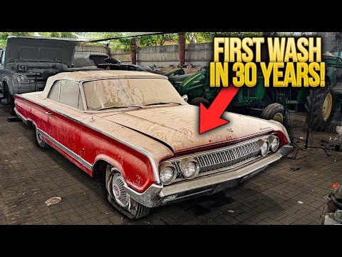 Cleaning Dad's ABANDONED Mercury For The First Time in 30 Years!