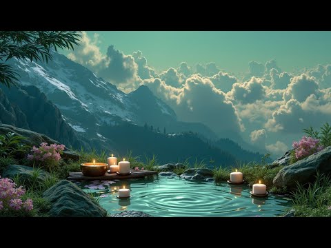 Relaxing piano music for spa & healing ~ Gentle water ambiance