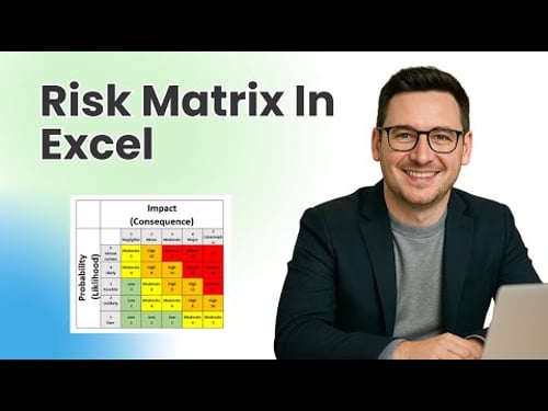 How To Create A Risk Matrix In Excel