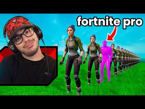 A *FORTNITE PRO* Snuck Into My Custom Game...