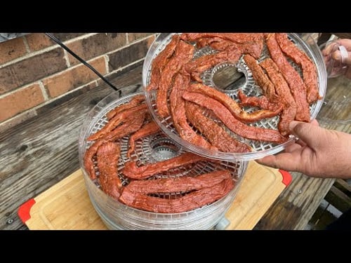 COMO HACER CARNE SECA O BEEF JERKY EN CASA! DELICIOSA RECETA! Cocinando Contigo Y Mas!