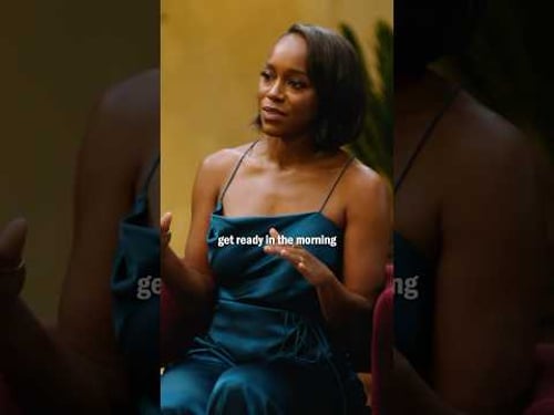 Looking good 🤝🏾 feeling good. Aja Naomi King reveals the beauty lesson she learned from her mom.