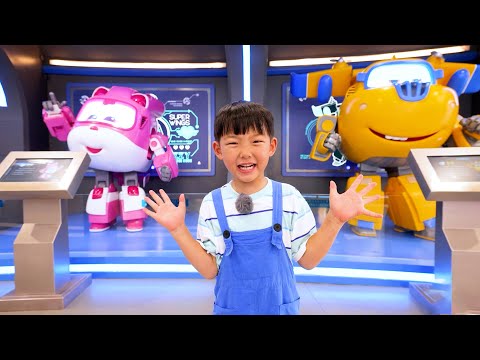 明明求援超級飛俠總部!Mingming Visits Super Wings/ Videos Complication/GIGI Kids/ Challenge Video for Child