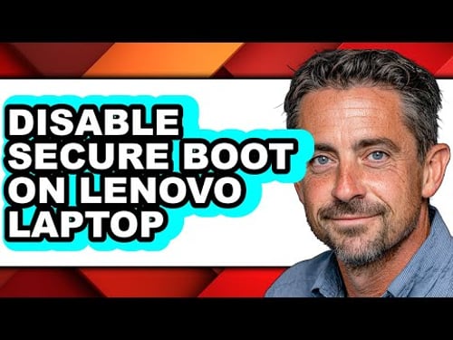 How to Disable Secure Boot on Lenovo Laptop (only Way)
