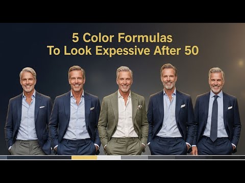 5 Powerful Color Combos That Instantly Make Men Over 50 Look Expensive & Refined