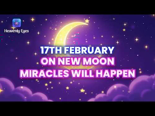 On New Moon Day Miracles Will Happen in Any Seconds โฏโง Listen on 17th February โงโฏ Manifest Wealth