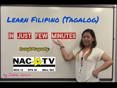 Easy Filipino (Tagalog) Lessons: Lesson 1 - Alphabet and Phonics