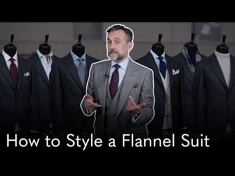 How to Style a Dark Grey Flannel Suit